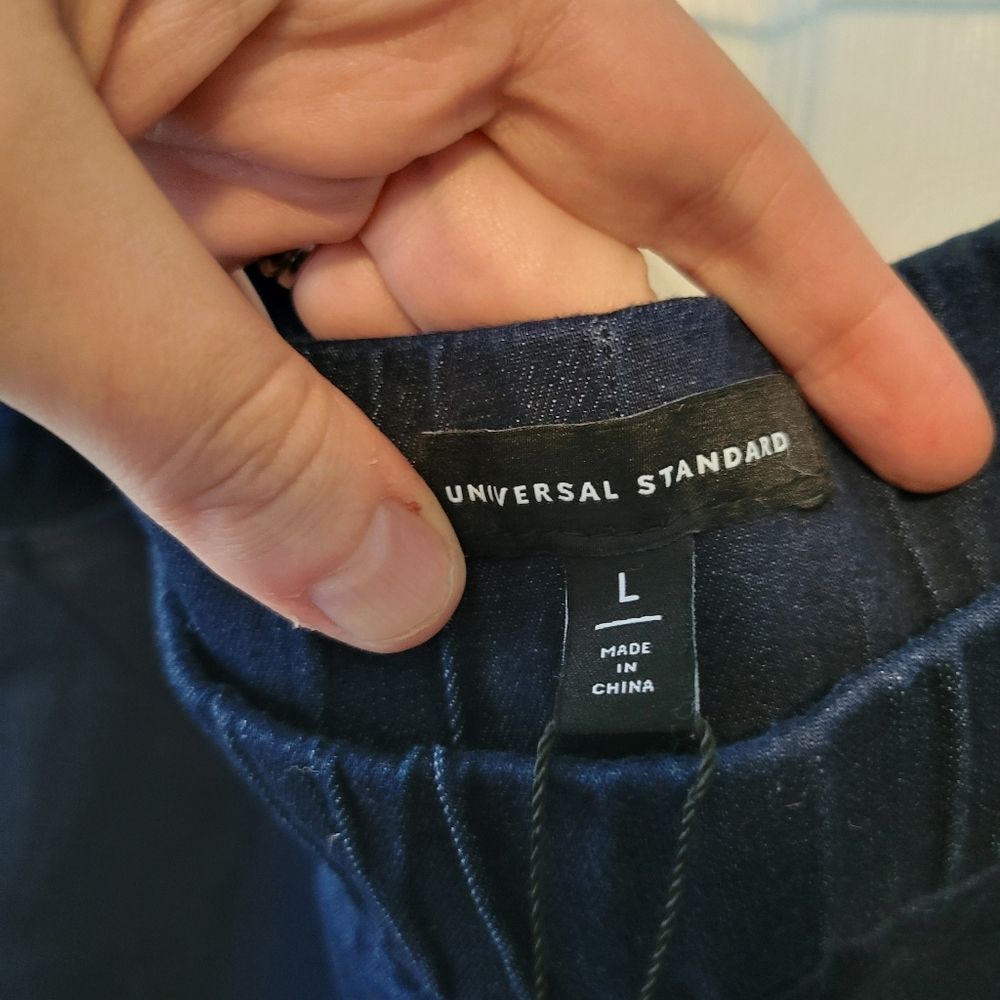 Universal Standard Comfortdenim Dont Call Them Jeggings In Dark Indigo 22/24 Nwt — image 3 of 7